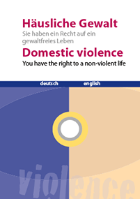 Häusliche Gewalt, Broschüre in dt-englischer Sprache
